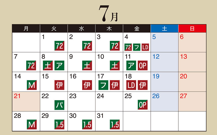 7月
